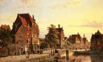 unknow artist European city landscape, street landsacpe, construction, frontstore, building and architecture.063 Germany oil painting art